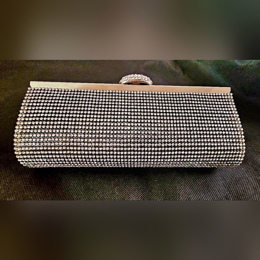 Elegant Silver Clutch Bag
